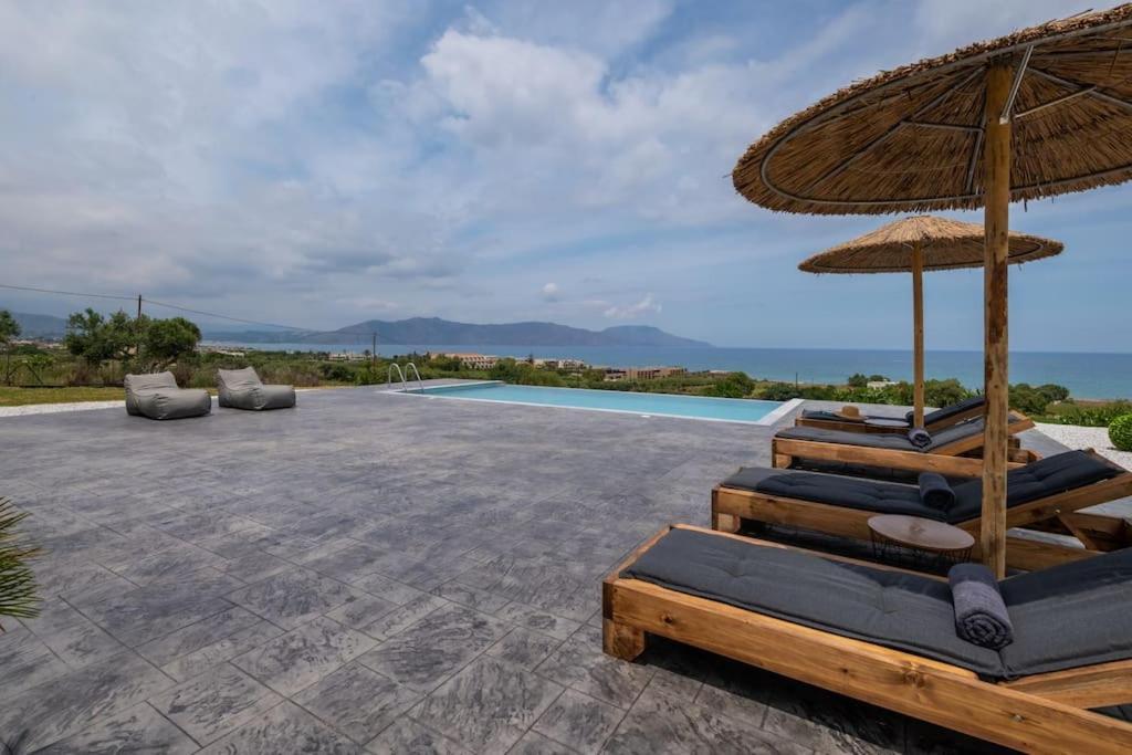 Blue Harmony Villa Dhramia ภายนอก รูปภาพ