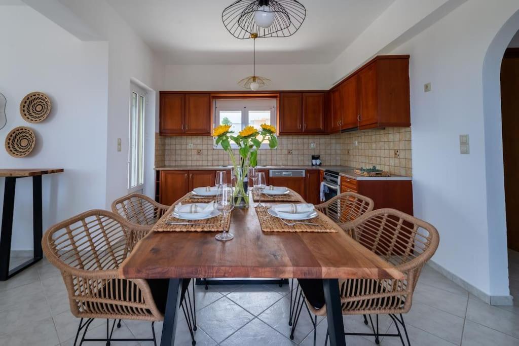 Blue Harmony Villa Dhramia ภายนอก รูปภาพ