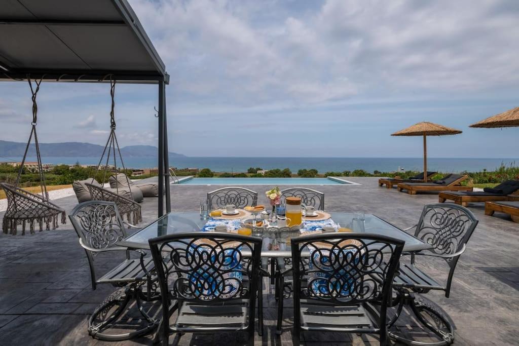 Blue Harmony Villa Dhramia ภายนอก รูปภาพ