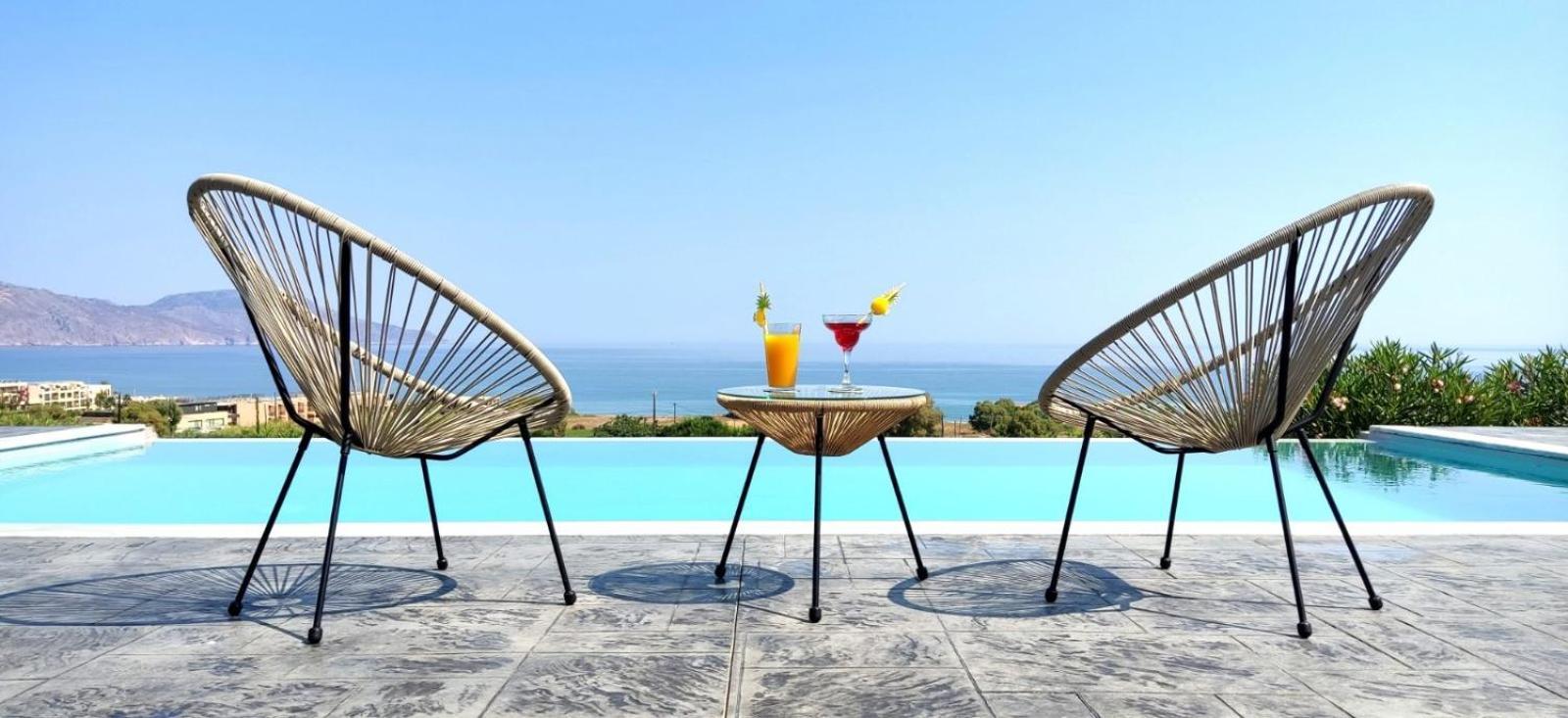Blue Harmony Villa Dhramia ภายนอก รูปภาพ